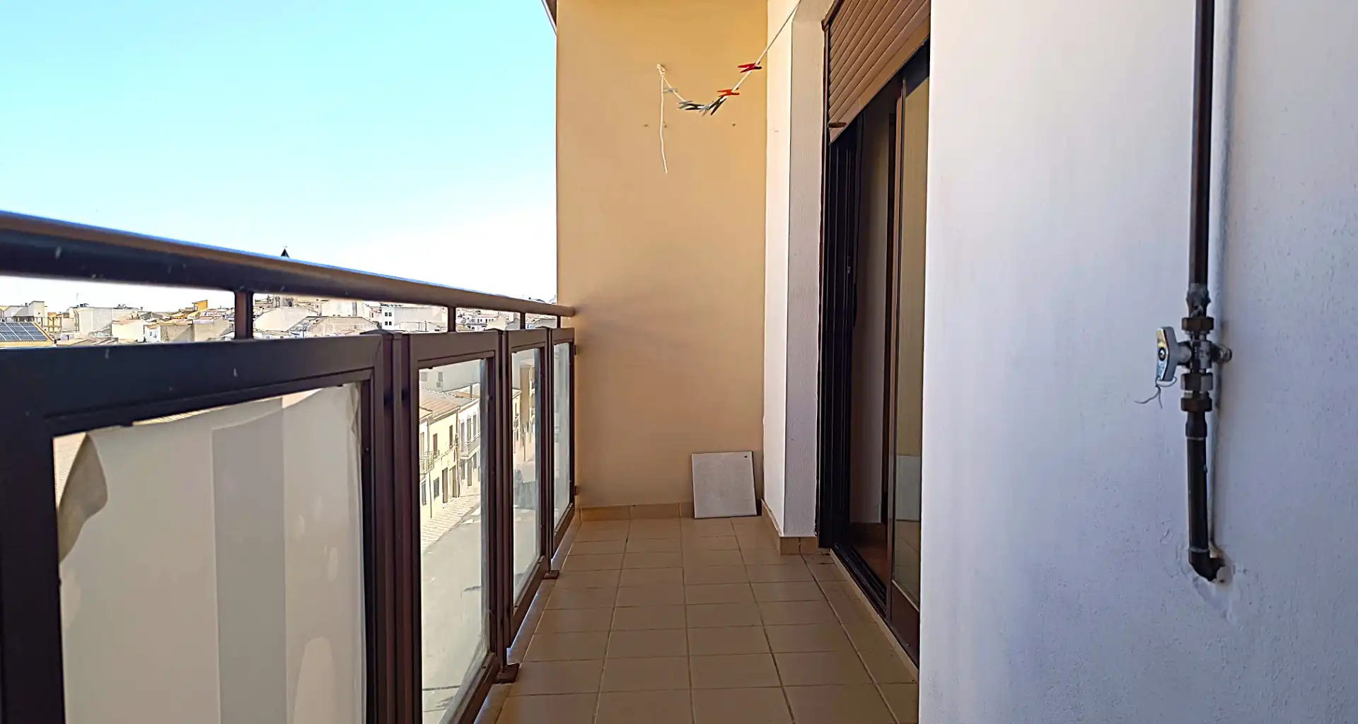 Balcony of Flat for sale in Mancha Real  with Air Conditioner, Heating and Parquet flooring