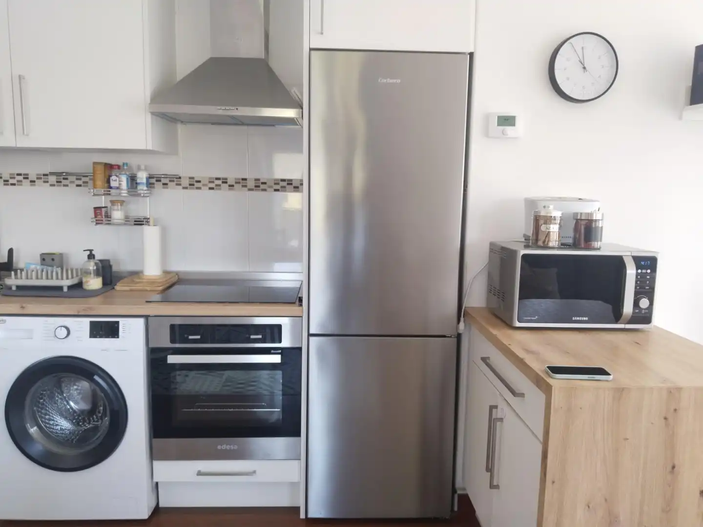 Cocina de Apartamento de alquiler en Castañeda con Parquet