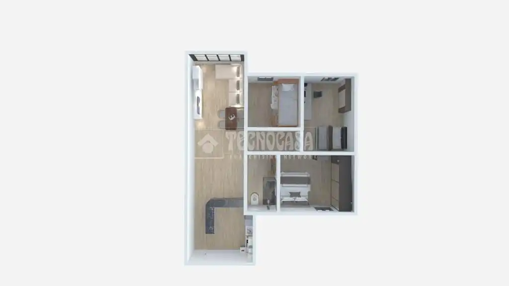 Schlafzimmer von Wohnung zum Verkauf in Málaga mit Klimaanlage