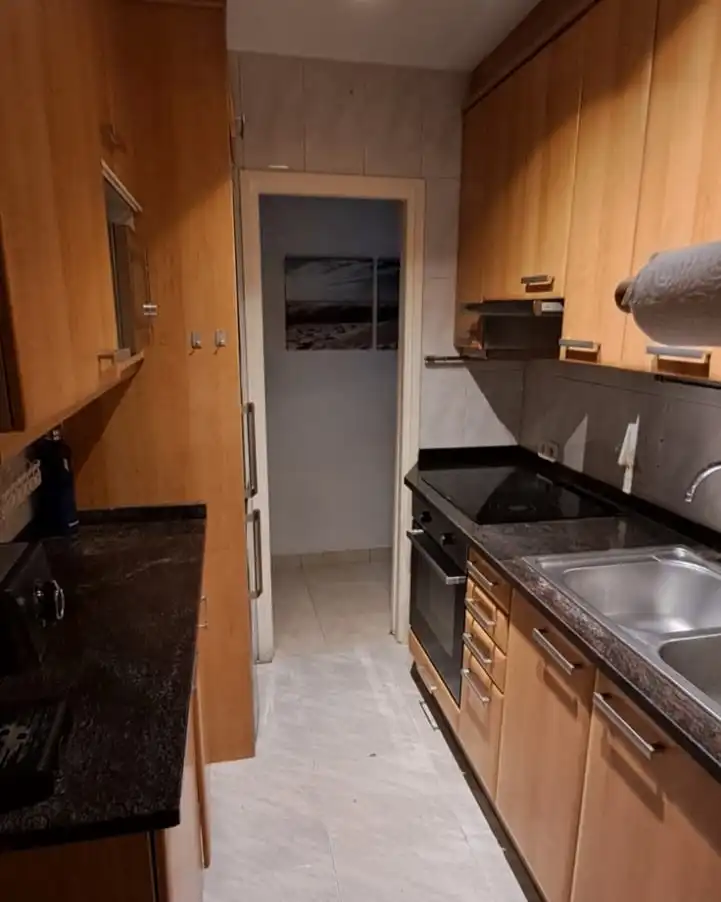 Cocina de Piso en venta en Premià de Mar con Aire acondicionado, Amueblado y Horno