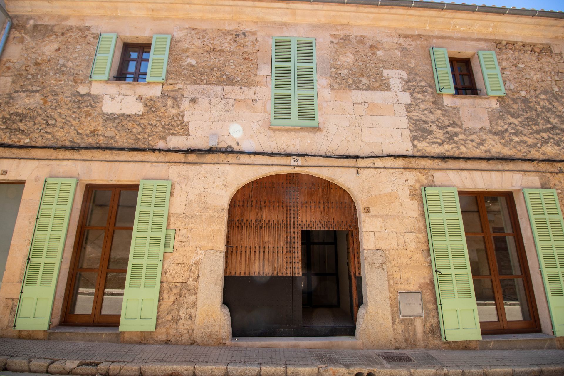 Vista exterior de Finca rústica en venda en Petra amb Aire condicionat, Calefacció i Terrassa