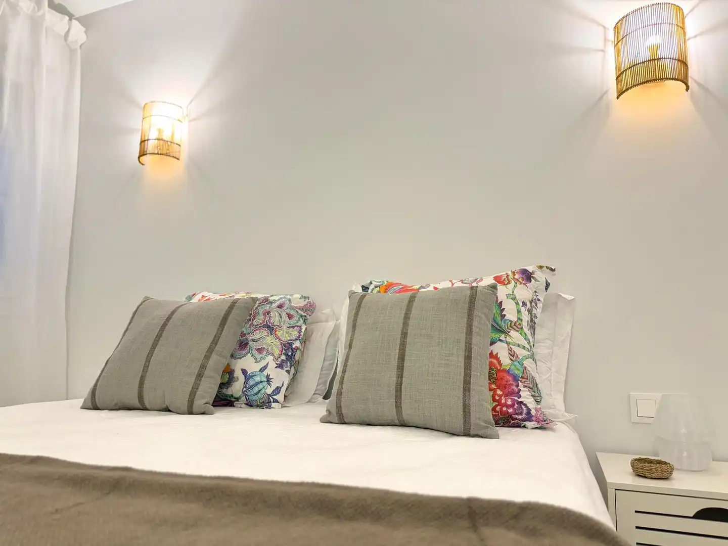 Schlafzimmer von Wohnung zur Miete in Fuengirola mit Klimaanlage, Terrasse und Möbliert