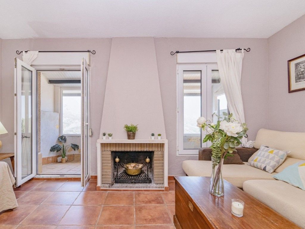 Sala d'estar de Apartament en venda en Sierra Nevada amb Terrassa i Moblat