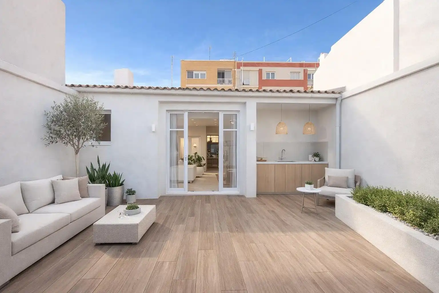Terraza de Casa o chalet en venta en Burjassot con Jardín privado y Terraza