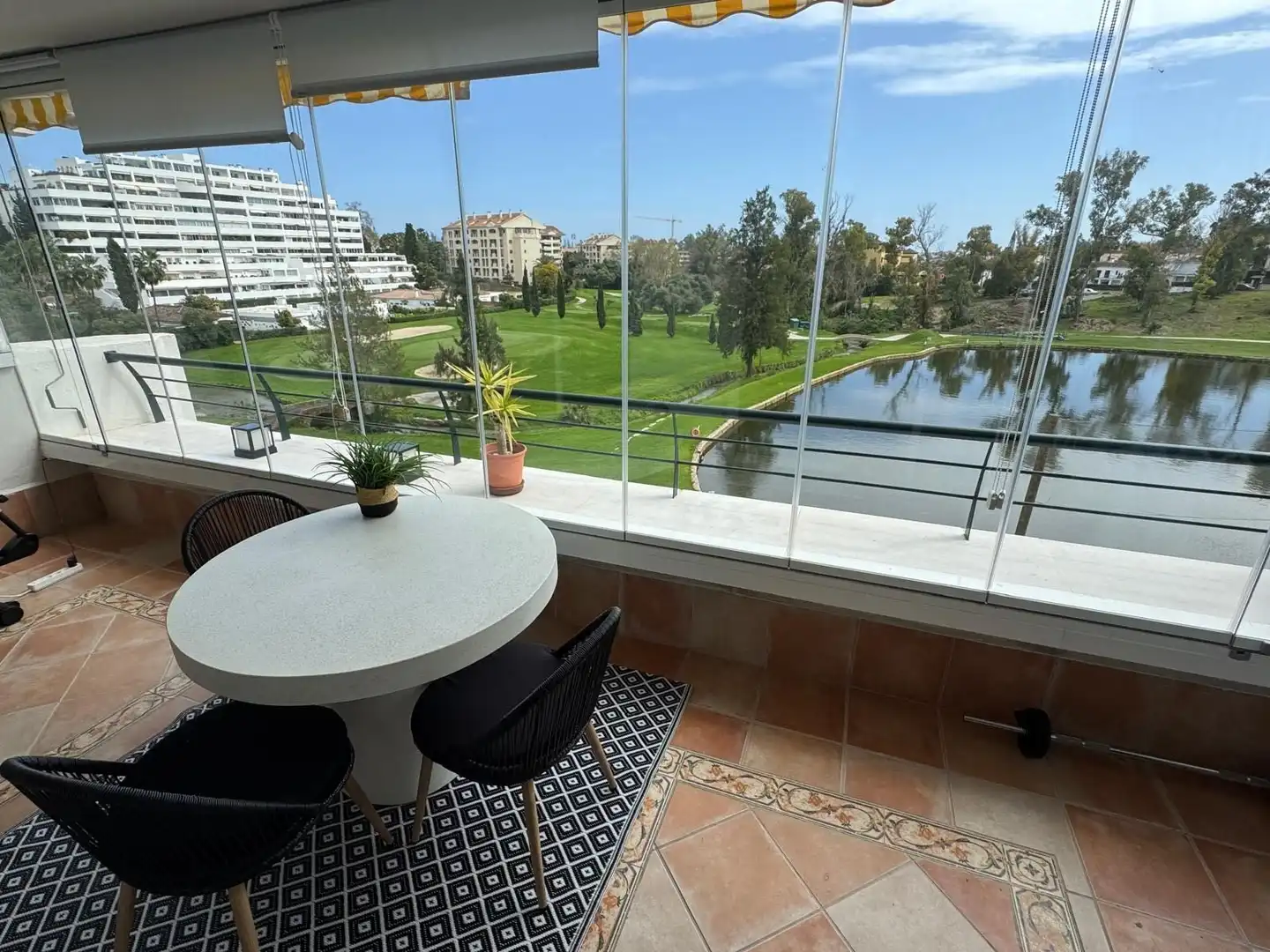 Terrassa de Apartament de lloguer en Marbella amb Aire condicionat, Calefacció i Terrassa