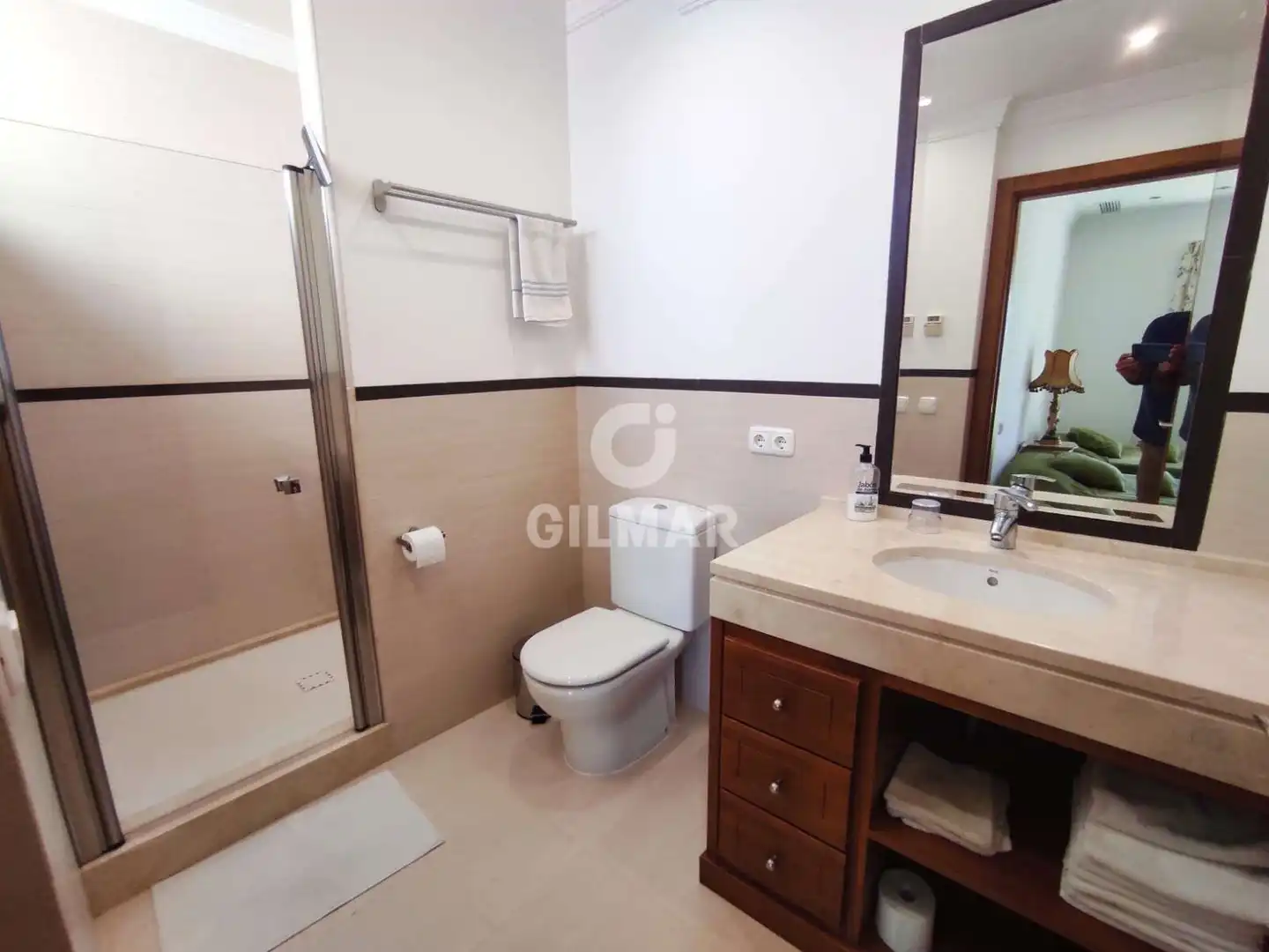 Baño de Casa o chalet en venta en Arcos de la Frontera con Calefacción, Jardín privado y Piscina
