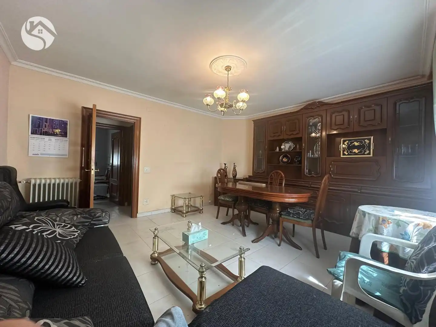 Sala de estar de Piso en venta en Cuenca con Calefacción, Trastero y Amueblado