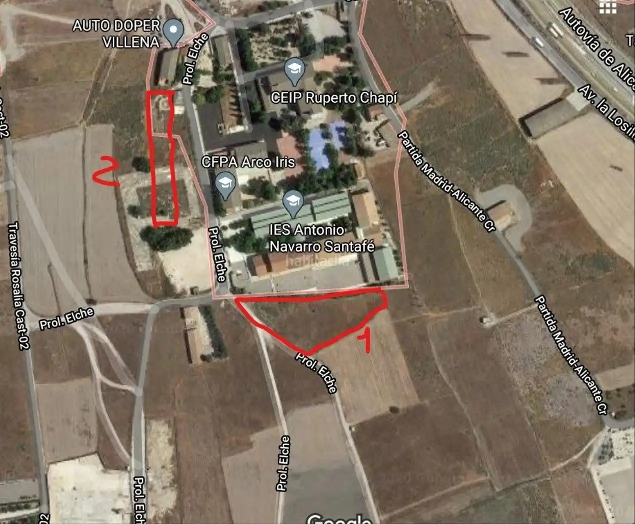 Residential land for sale in Prolongación Elche 24, imagen 2