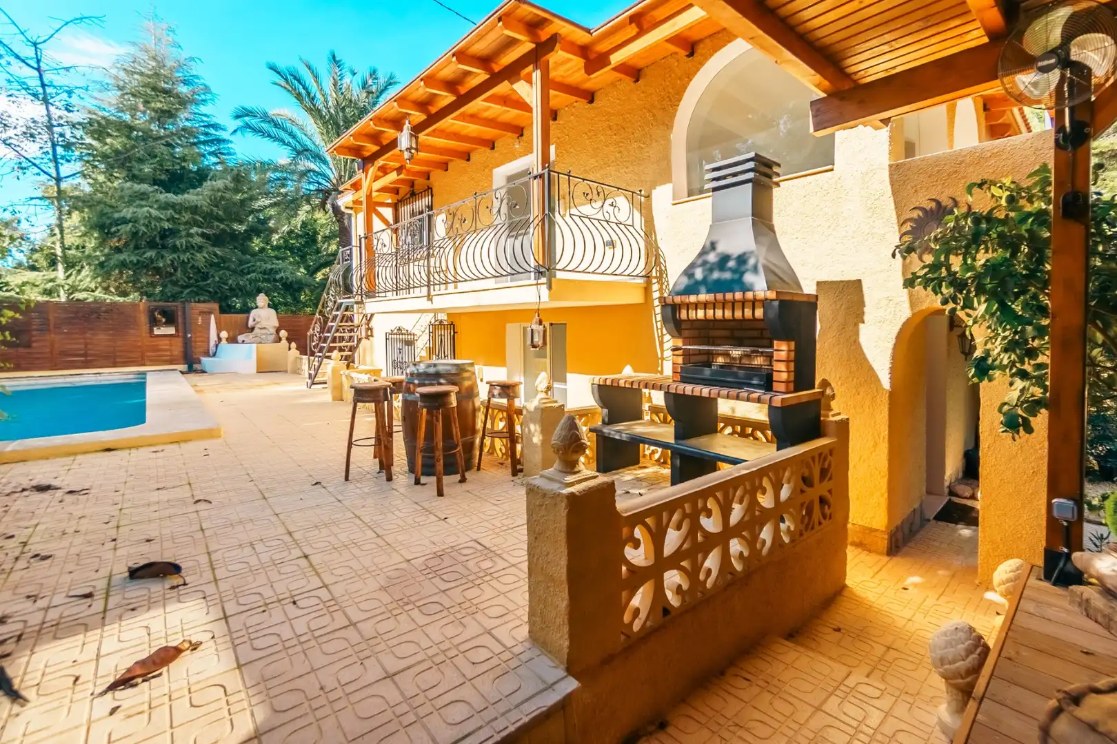 Terraza de Casa o chalet de alquiler en L'Alfàs del Pi con Piscina