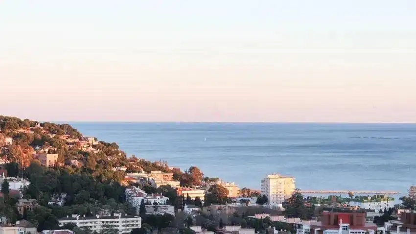 Vista exterior de Casa adosada en venda en Málaga Capital amb Terrassa