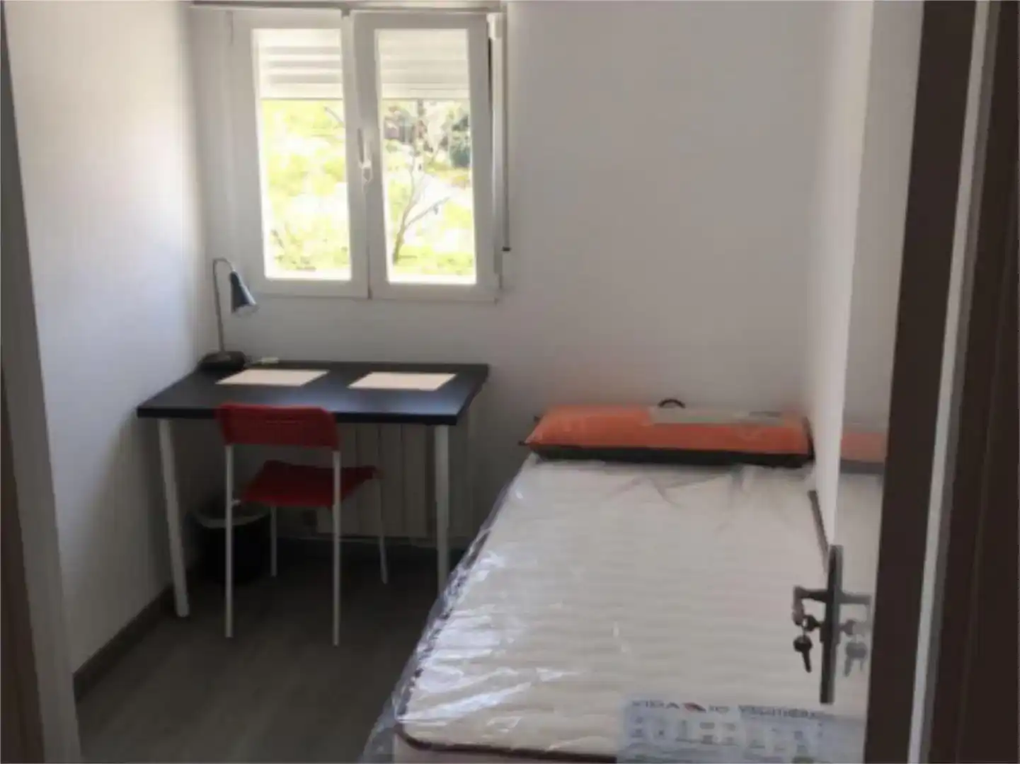 Schlafzimmer von Wohnung zur Miete in  Madrid Capital mit Klimaanlage