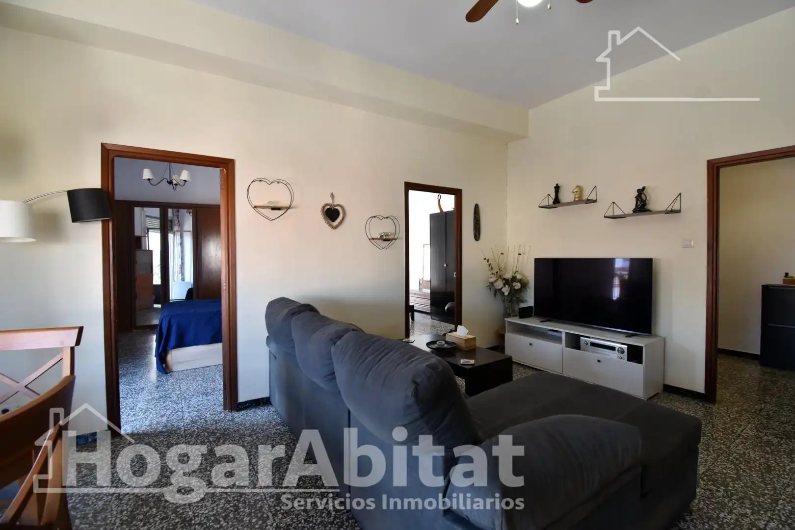Living room of Flat for sale in Beniarjó  with Air Conditioner, Heating and Balcony
