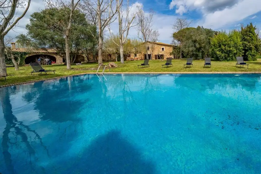 Casa rústica amb piscina en venda a Llagostera, imagen 2