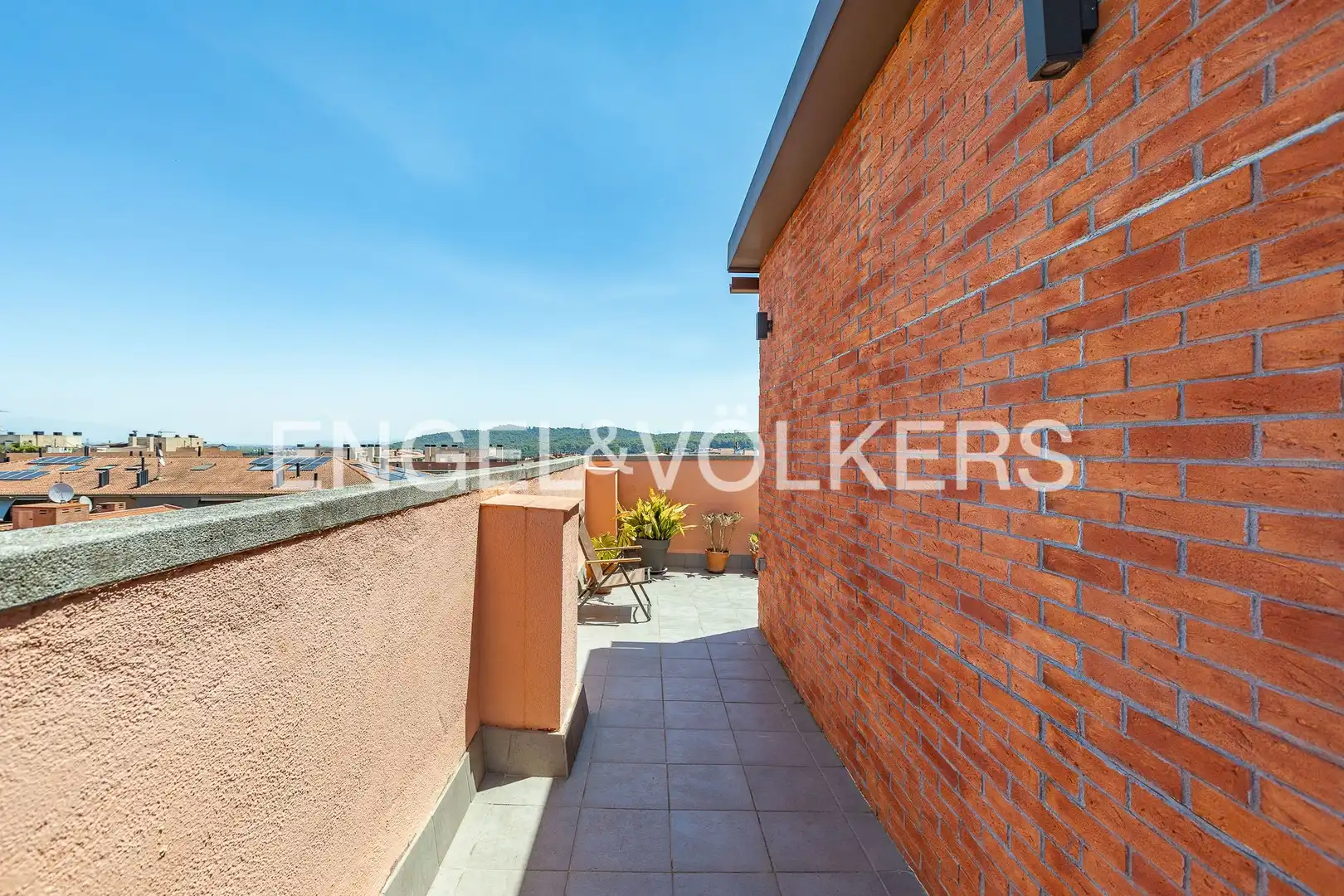 Terrace of Attic for sale in Sant Cugat del Vallès  with Heating, Parquet flooring and Swimming Pool