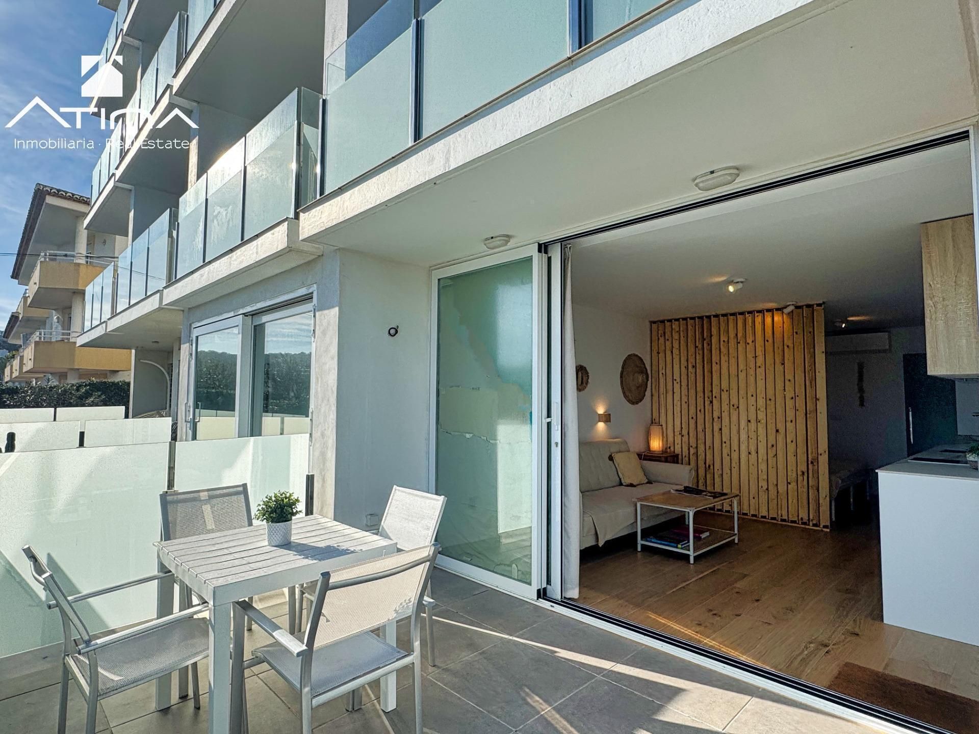 Terrassa de Apartament en venda en Jávea / Xàbia amb Aire condicionat, Calefacció i Jardí privat