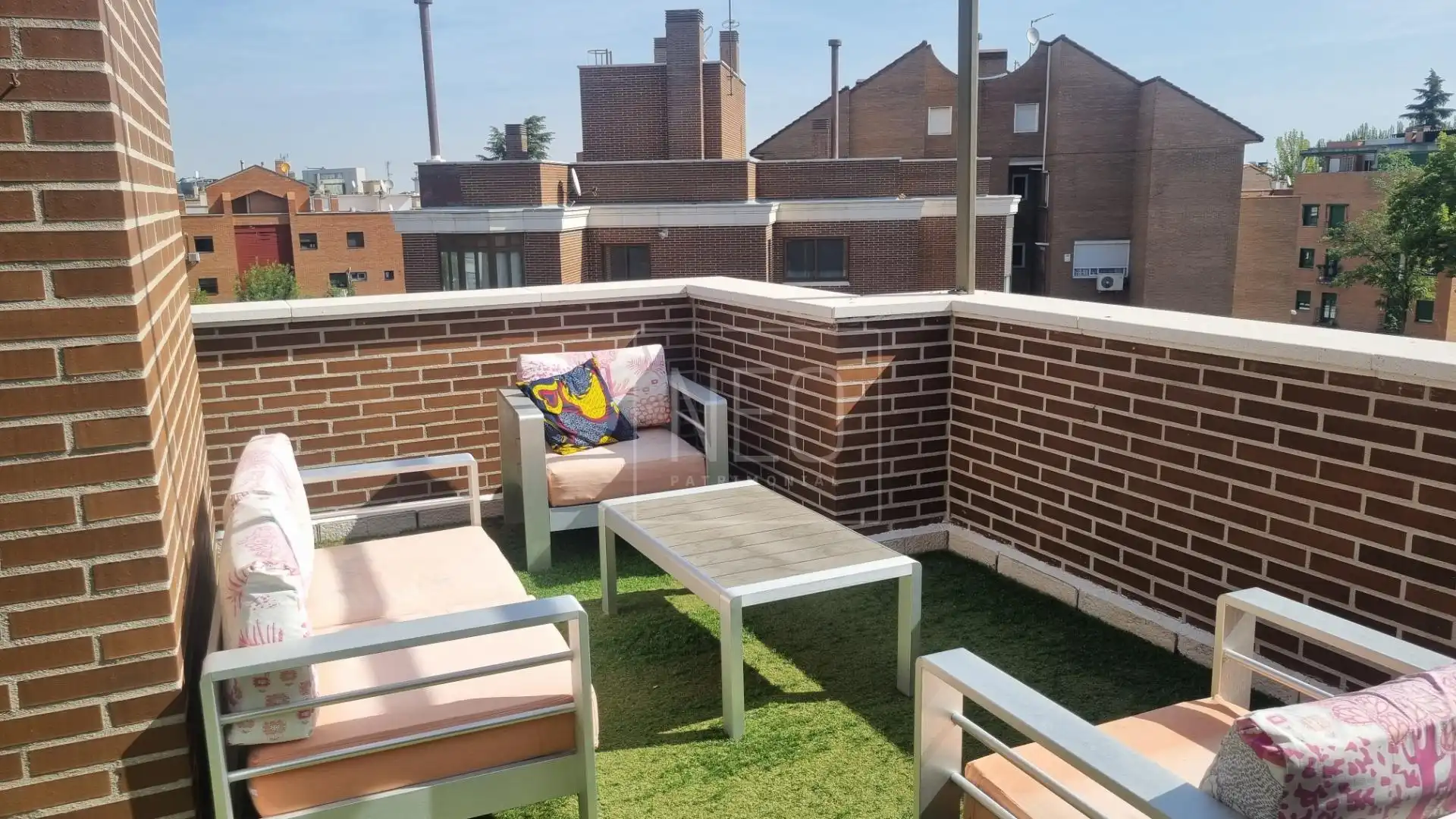 Terrassa de Dúplex en venda en  Madrid Capital amb Aire condicionat, Calefacció i Jardí privat