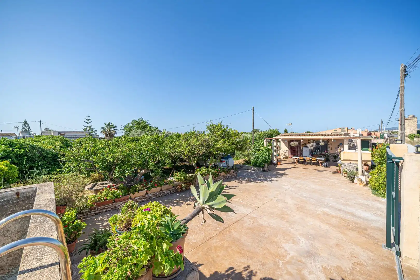 Terraza de Finca rústica en venta en  Palma de Mallorca con Aire acondicionado, Calefacción y Jardín privado