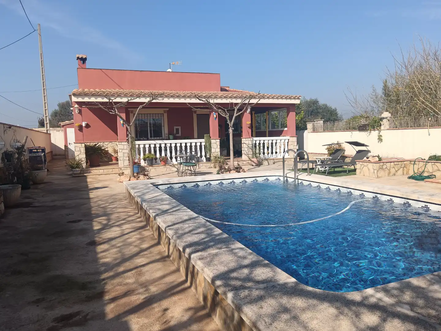 Swimming pool of Houses for sale in Castellón de la Plana / Castelló de la Plana  with Air Conditioner, Heating and Private garden