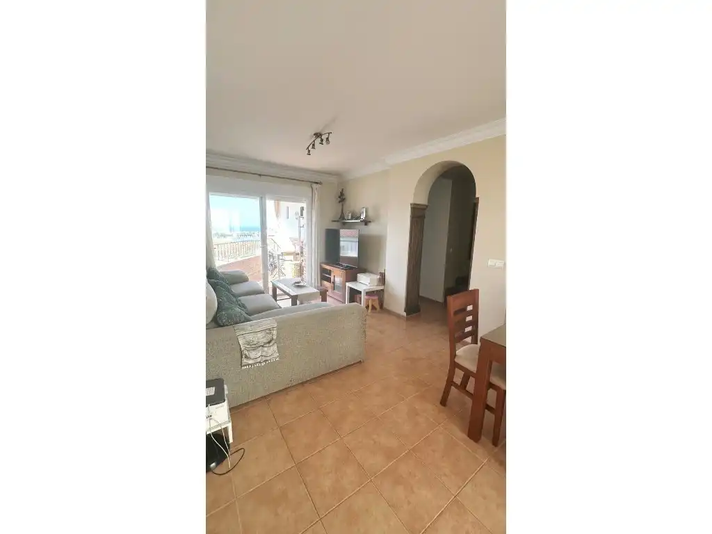 Sala de estar de Casa o chalet en venta en Nerja con Jardín privado, Piscina y Piscina comunitaria