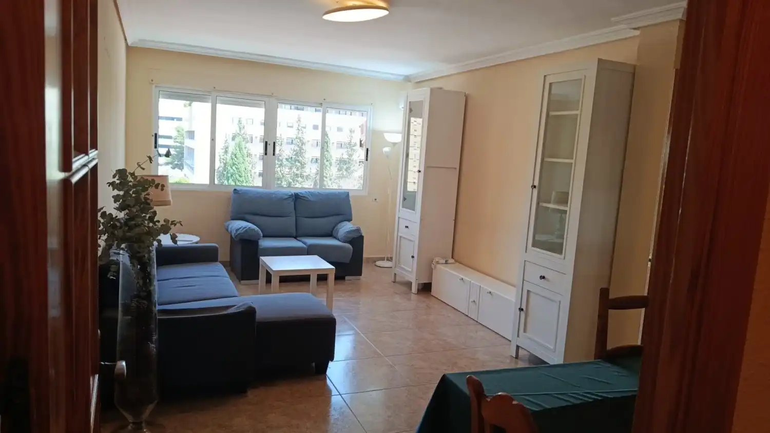 Living room of Flat for rent in Murcia  with Air Conditioner, Heating and Furnished