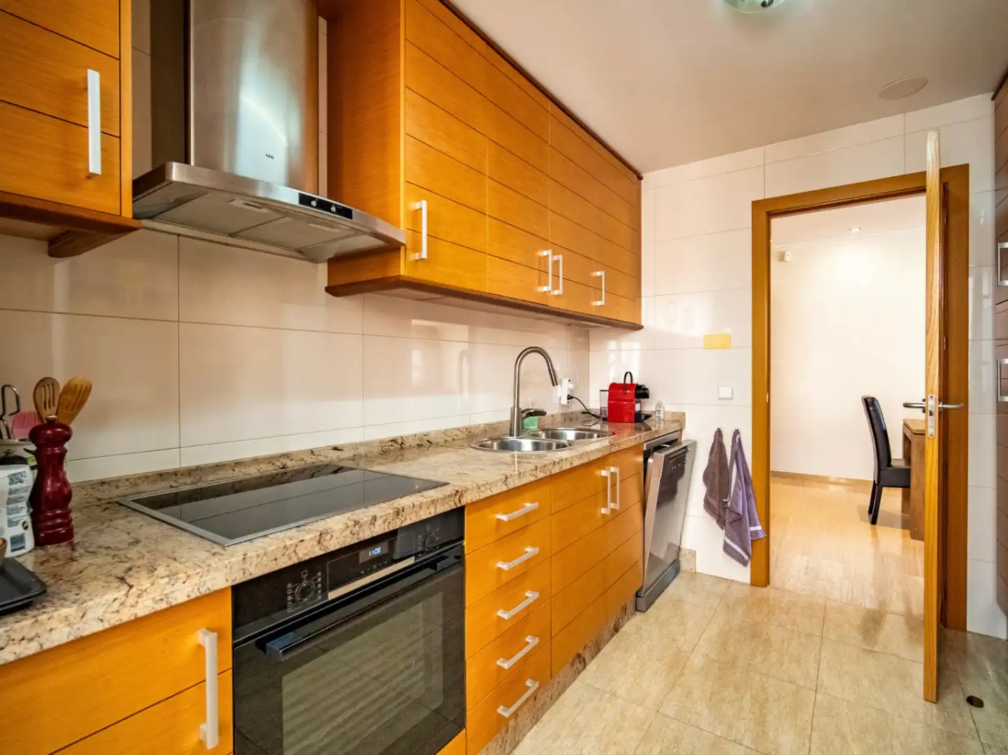 Kitchen of Apartments for sale in L'Alfàs del Pi  with Air Conditioner, Heating and Private garden