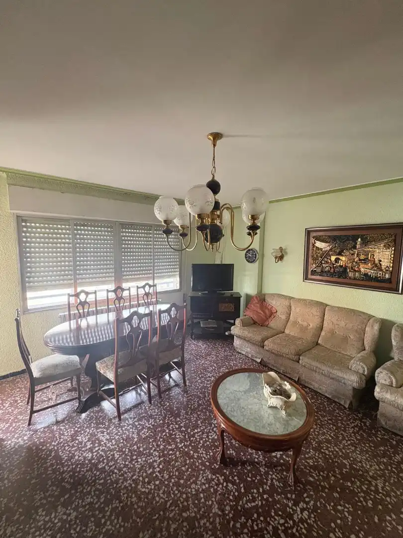 Sala de estar de Piso en venta en Zaragoza con Calefacción, Jardín privado y Terraza