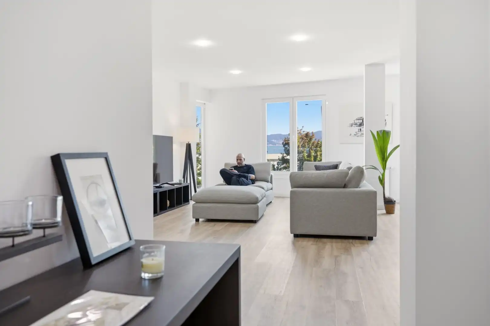Living room of Apartments for sale in Vigo   with Heating, Furnished and Balcony