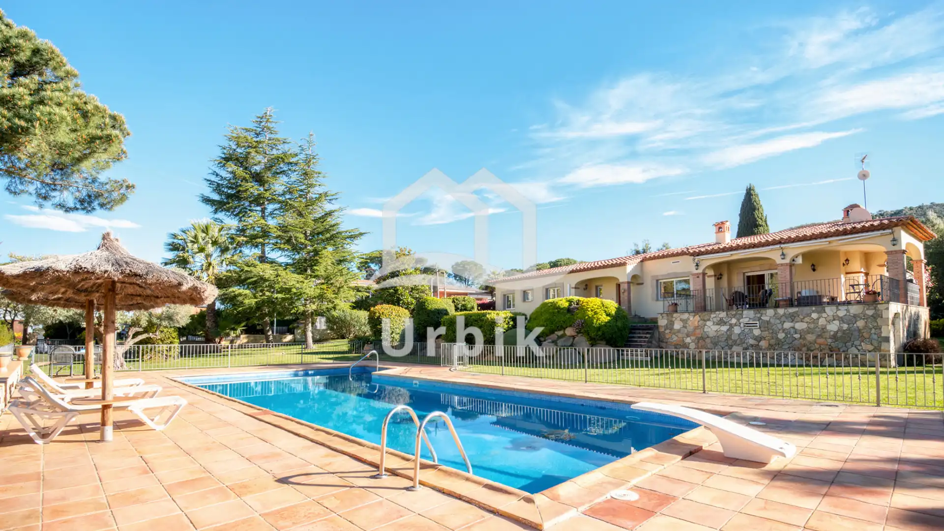 Vista exterior de Casa o chalet en venta en Santa Cristina d'Aro con Aire acondicionado, Calefacción y Jardín privado