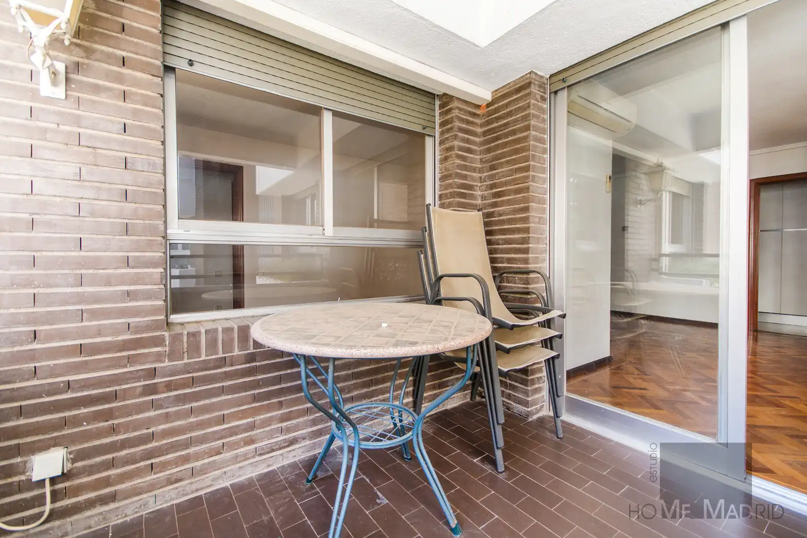 Balcony of Flat for sale in Madrid  with Air Conditioner, Heating and Parquet flooring