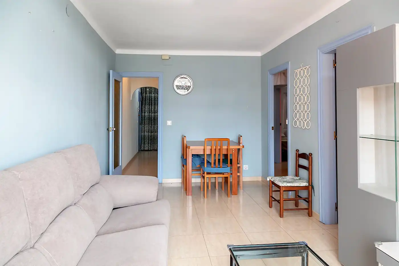 Sala d'estar de Àtic en venda en Santa Coloma de Gramenet amb Aire condicionat, Calefacció i Forn