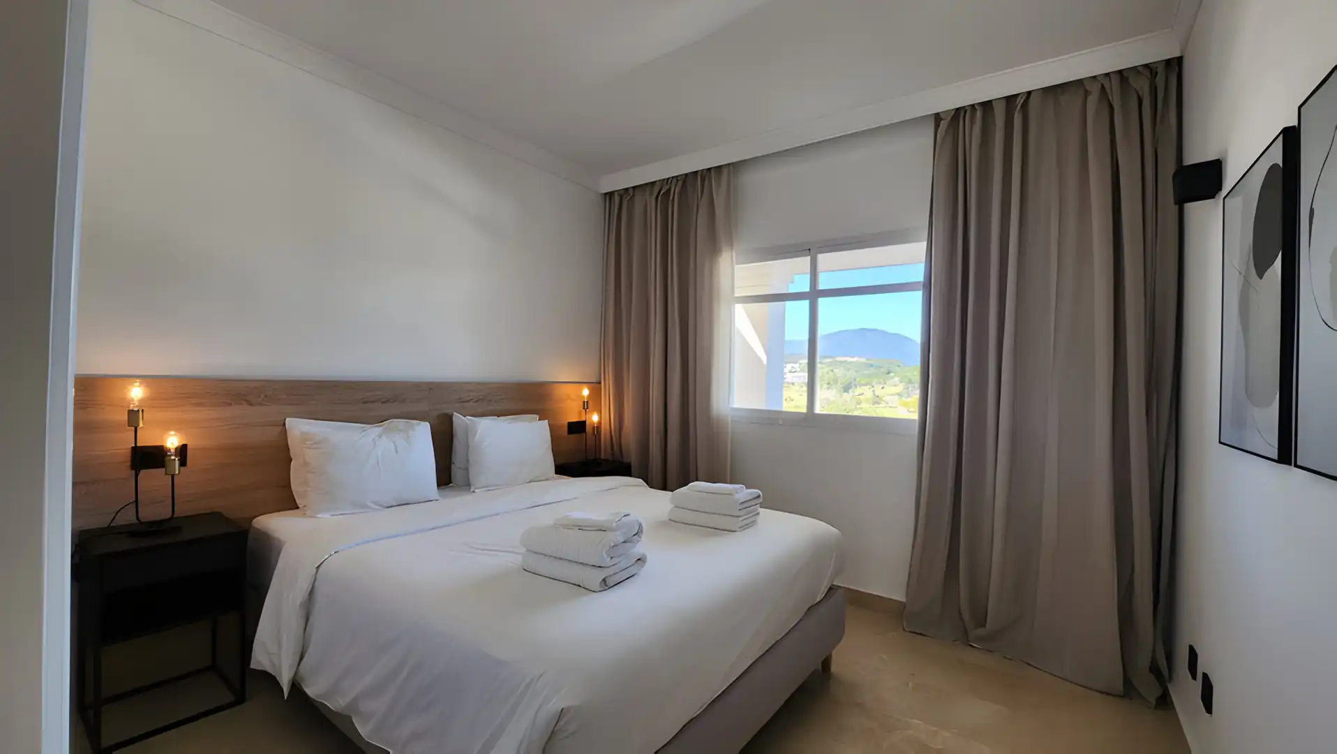 Schlafzimmer von Wohnungen zum Verkauf in Almería mit Klimaanlage, Terrasse und Schwimmbad