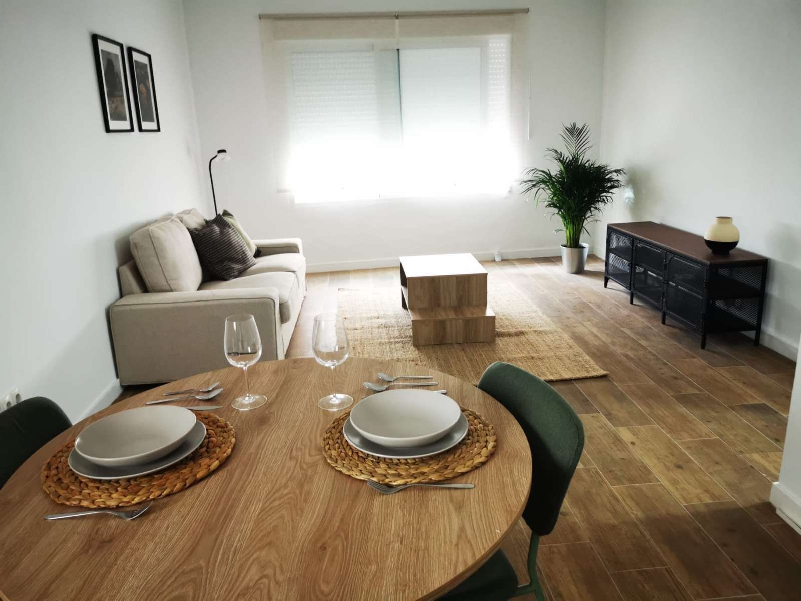 Sala d'estar de Estudi per a compartir en Málaga Capital amb Aire condicionat, Calefacció i Terrassa