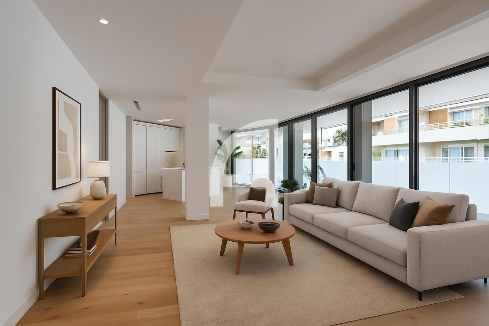 Living room of Attic for sale in Girona Capital  with Air Conditioner, Heating and Parquet flooring