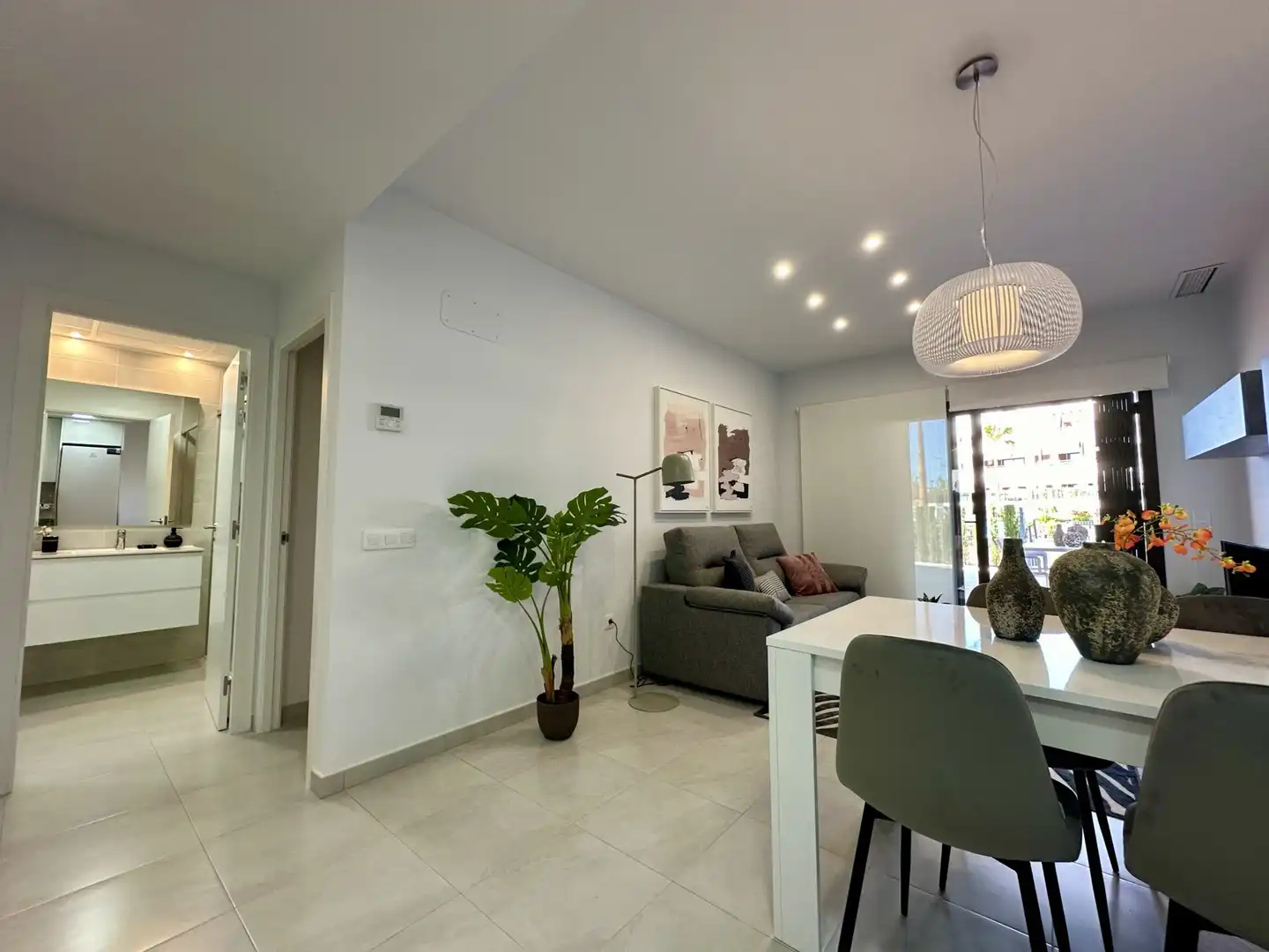 Sala de estar de Planta baja en venta en Pulpí con Jardín privado, Terraza y Piscina comunitaria