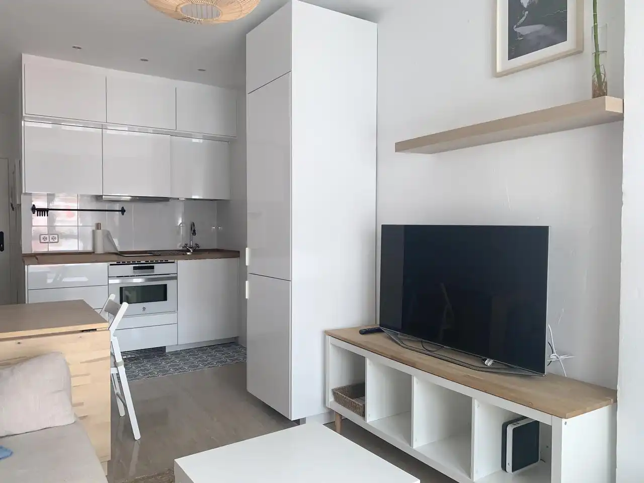 Kitchen of Flat for rent in Madrid  with Air Conditioner, Heating and Furnished