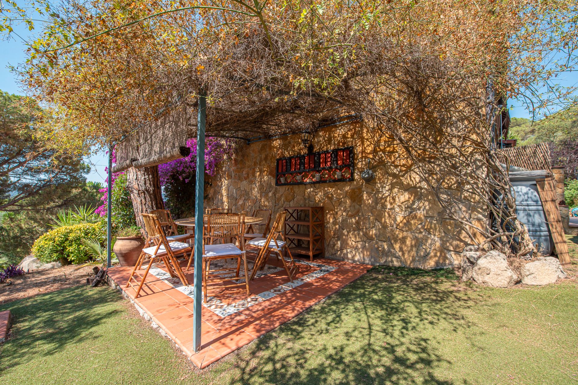 Terrace of House or chalet for sale in Santa Cristina d'Aro  with Heating, Private garden and Terrace