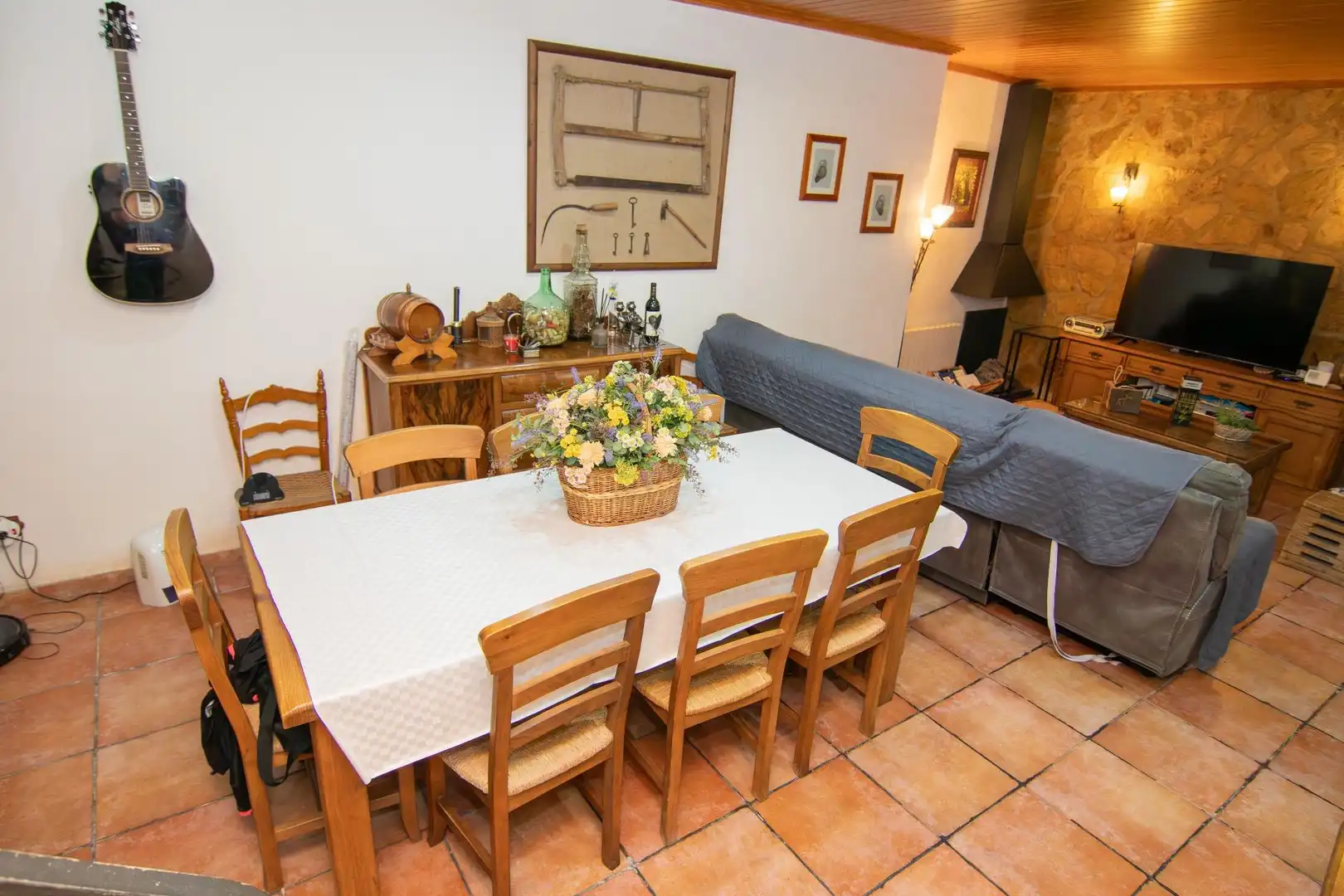 Dining room of Duplexes for sale in Cocentaina  with Air Conditioner, Parquet flooring and Storage room