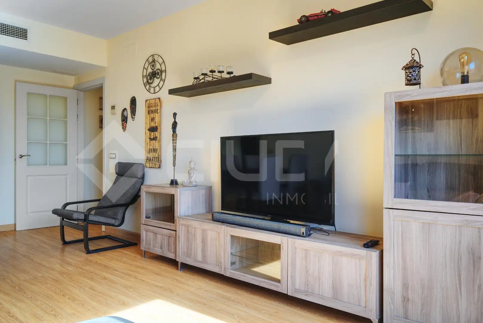 Sala de estar de Apartamento en venta en San Juan de Aznalfarache con Aire acondicionado, Jardín privado y Terraza