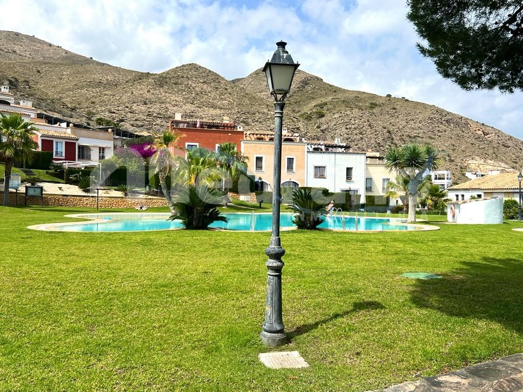 Exterior view of Single-family semi-detached for sale in Finestrat  with Air Conditioner, Heating and Swimming Pool