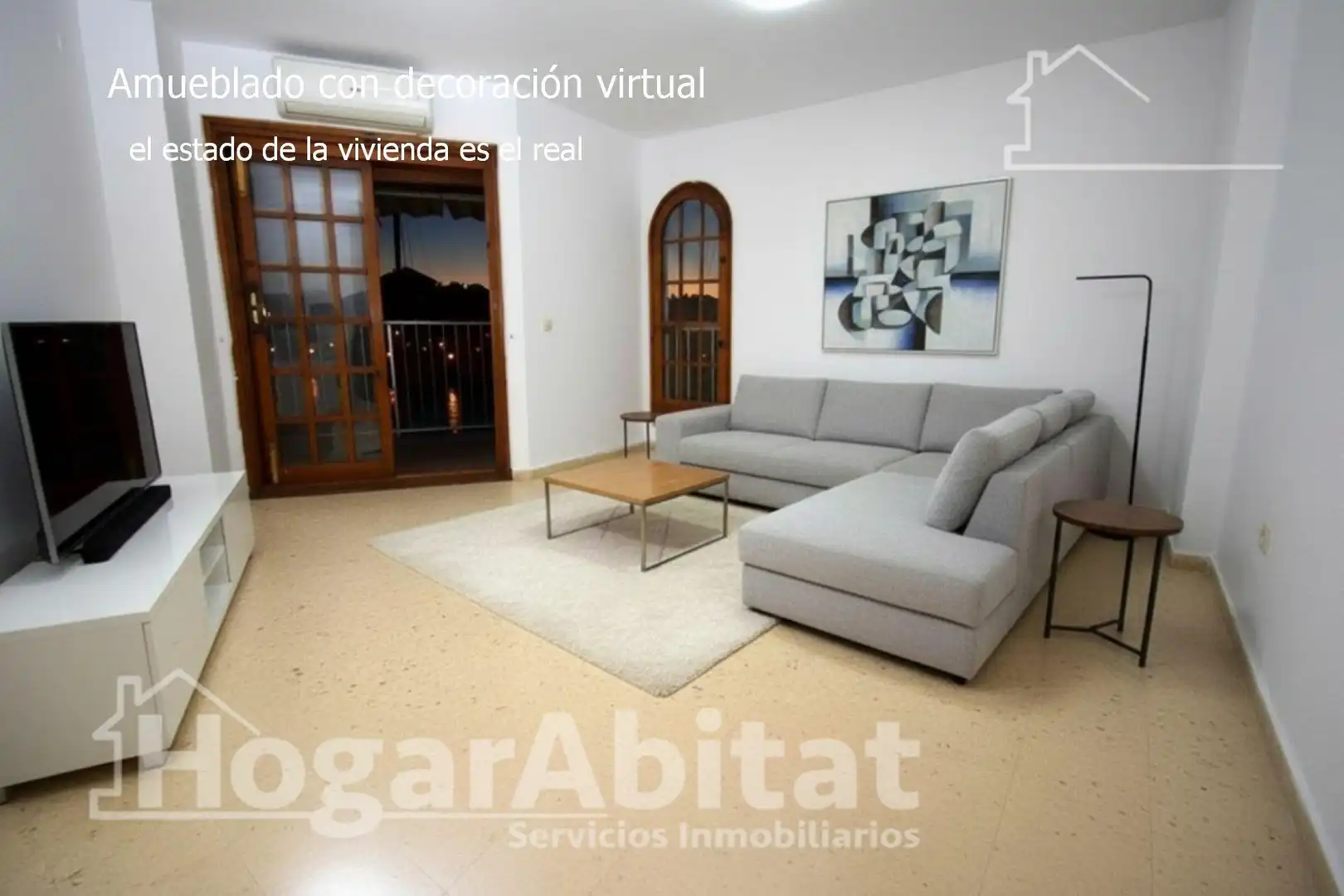 Sala d'estar de Pis en venda en Alboraya amb Aire condicionat, Calefacció i Terrassa