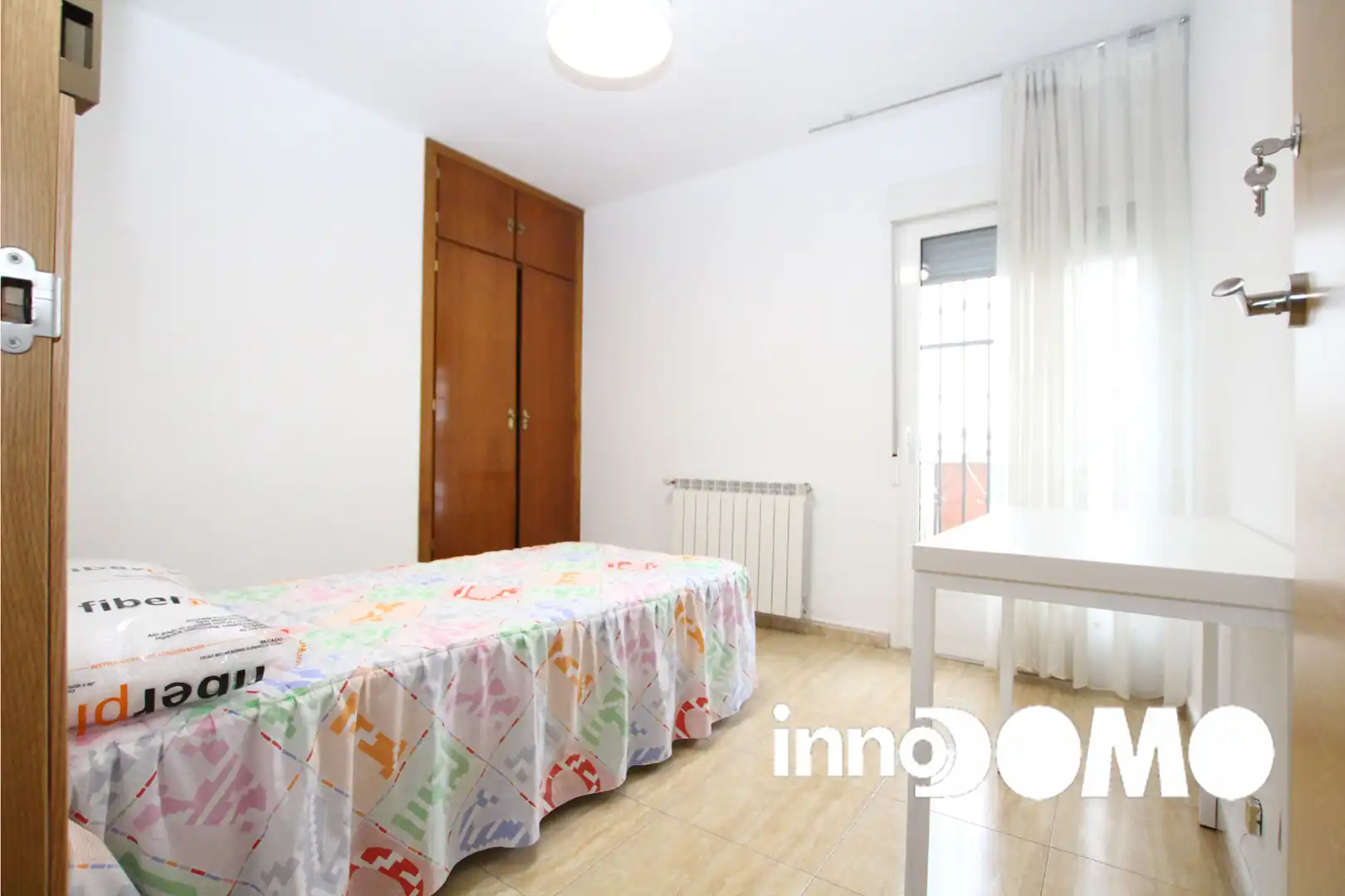 Bedroom of Houses for share in Getafe  with Air Conditioner, Heating and Private garden