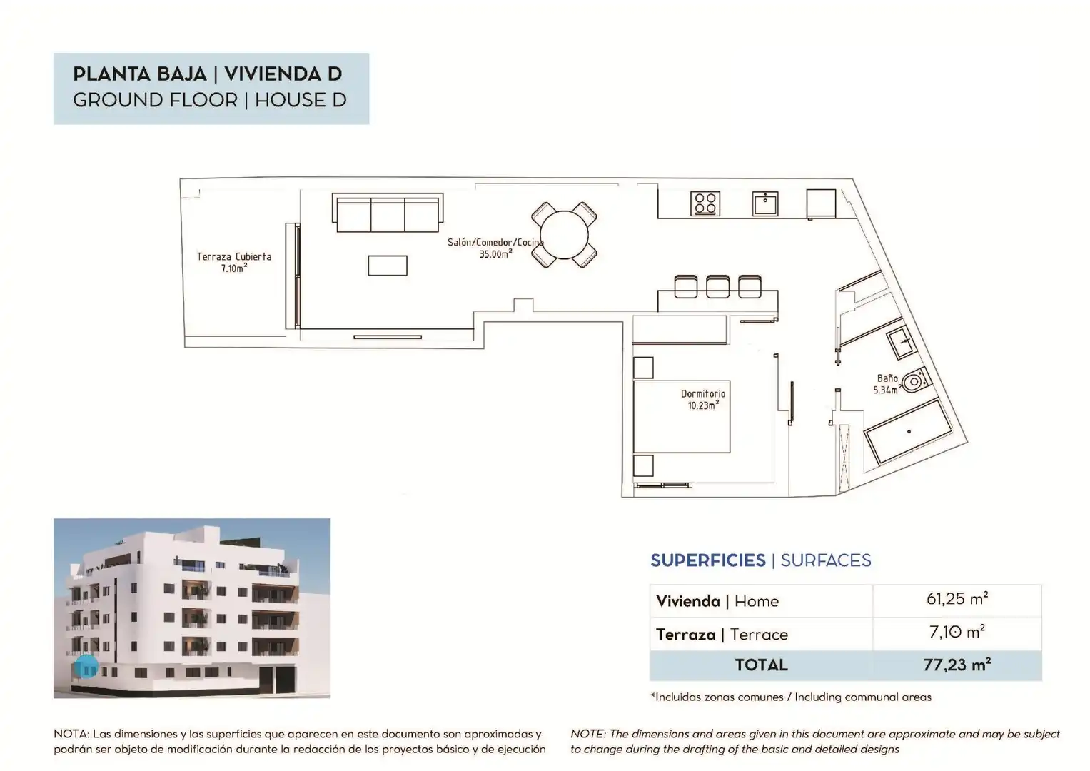 Erdgeschoss zum Verkauf in Torrevieja mit Terrasse