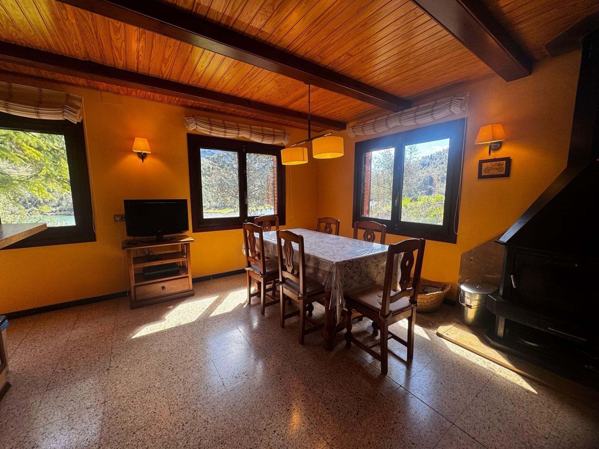 Dining room of House or chalet for sale in La Pobla de Benifassà  with Heating, Private garden and Storage room