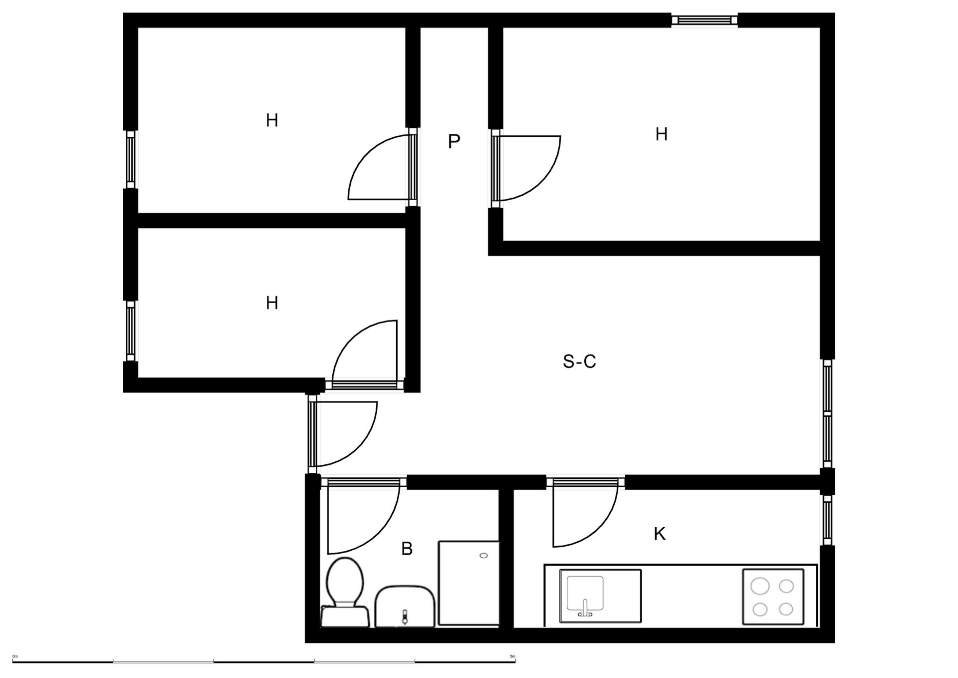 Flat to rent in  Madrid Capital  with Air Conditioner, Oven and Pets allowed