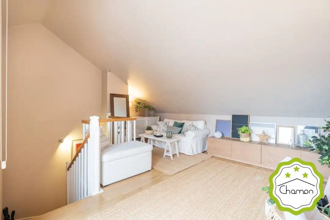 Sala de estar de Casa adosada en venta en Bilbao  con Calefacción, Jardín privado y Terraza