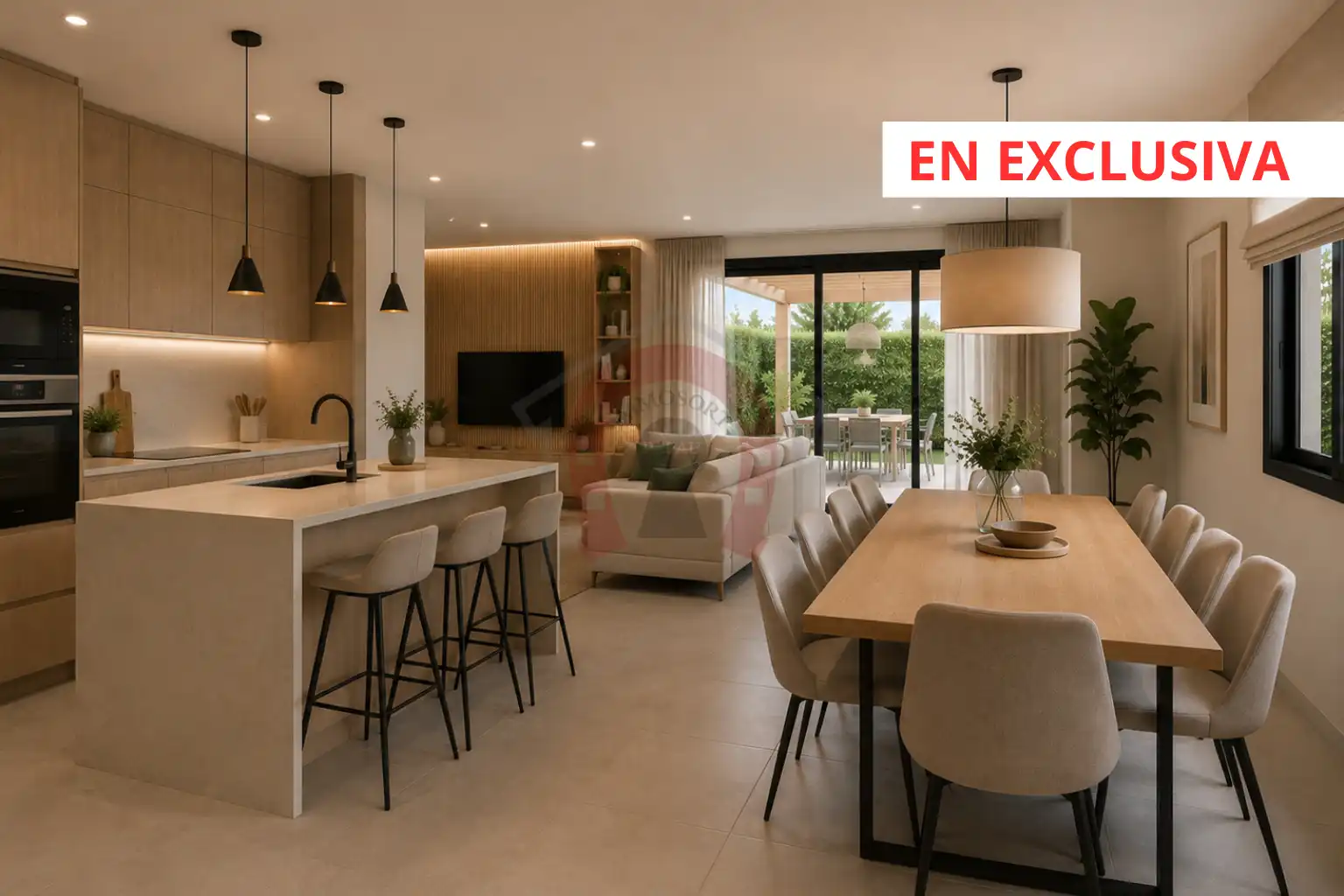 Cocina de Casa o chalet en venta en Palau-solità i Plegamans con Aire acondicionado, Calefacción y Jardín privado