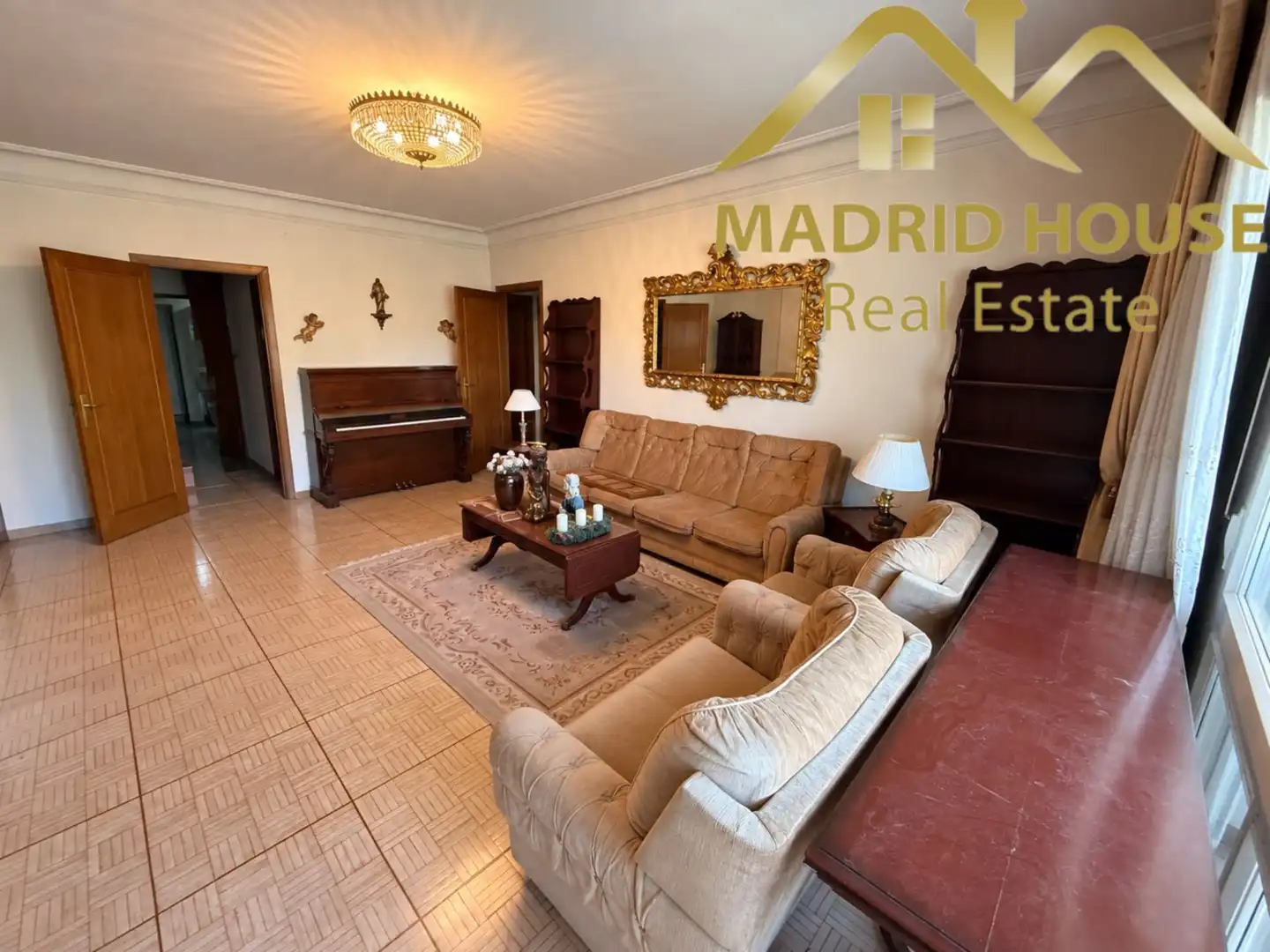 Wohnzimmer von Büro zur Miete in Madrid mit Heizung und Terrasse