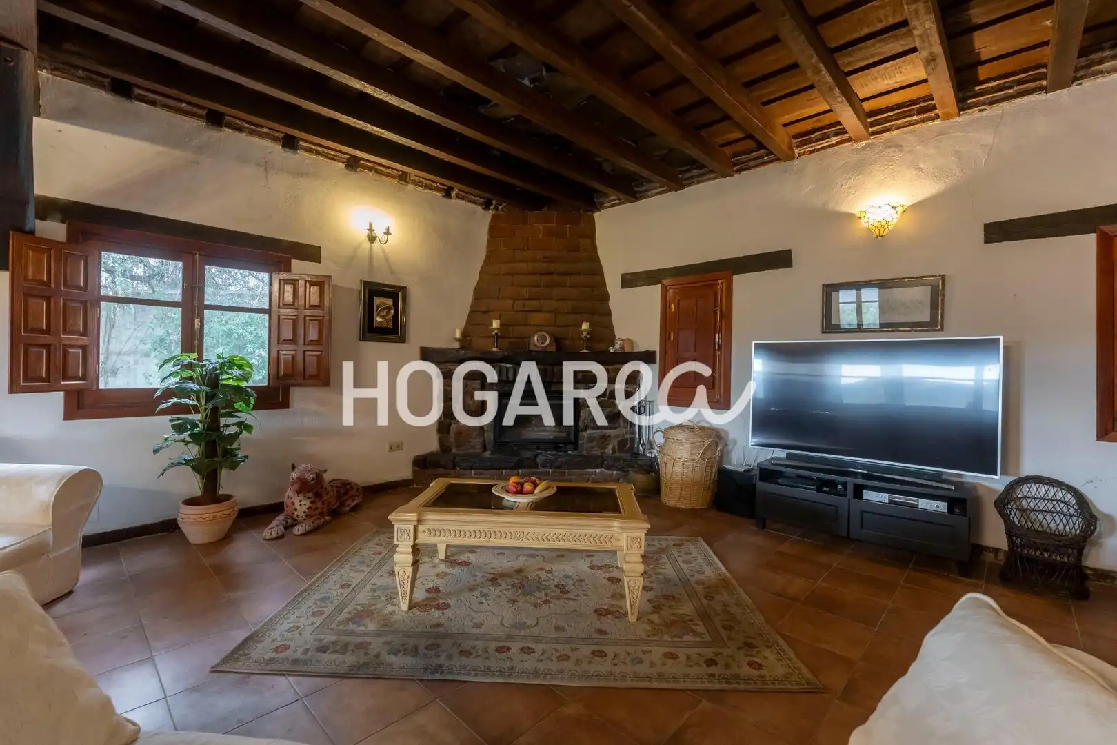 Sala de estar de Finca rústica en venta en Alcaucín con Jardín privado, Terraza y Piscina