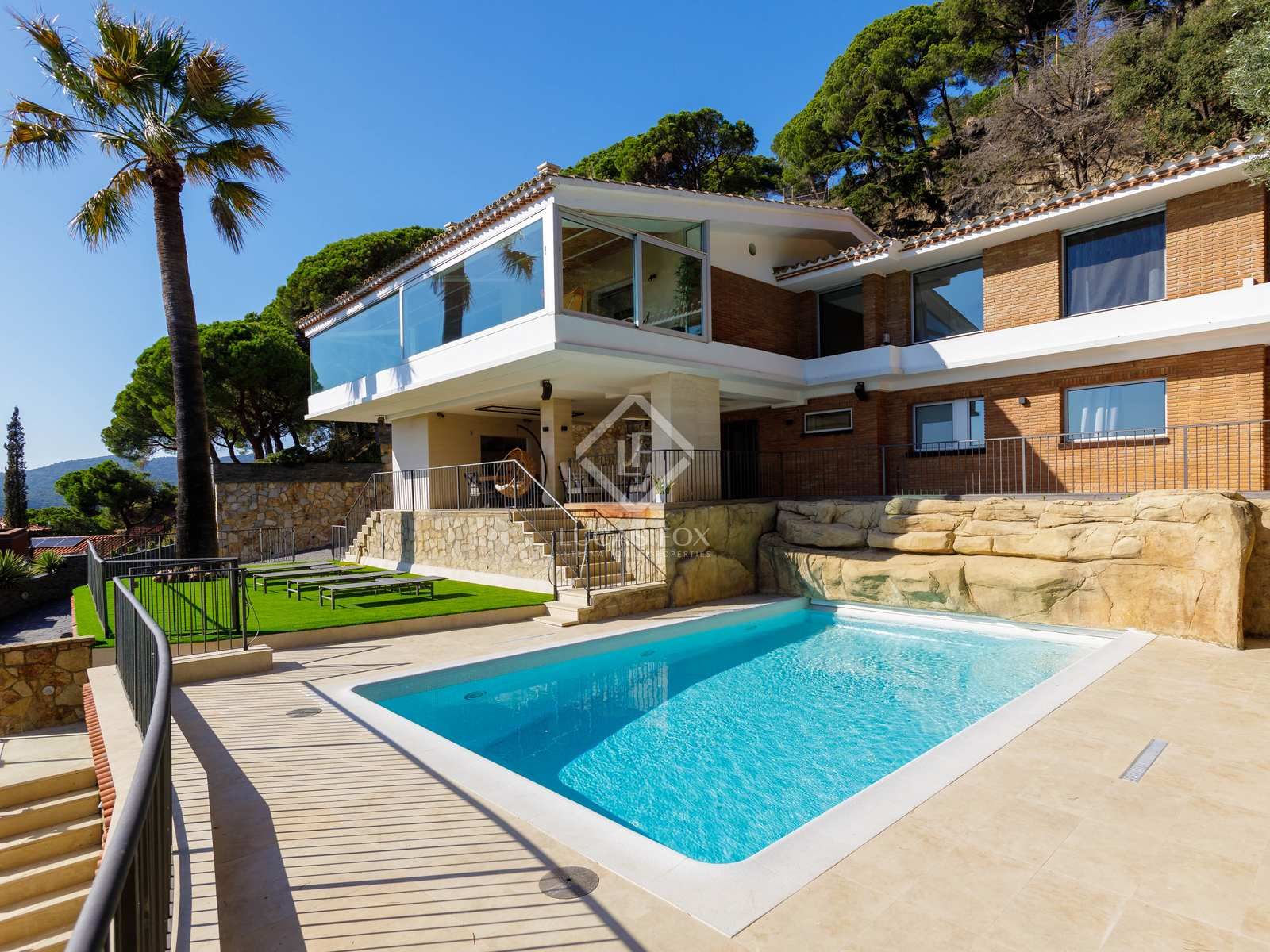 Jardí de Casa o xalet en venda en Cabrils amb Aire condicionat, Calefacció i Jardí privat