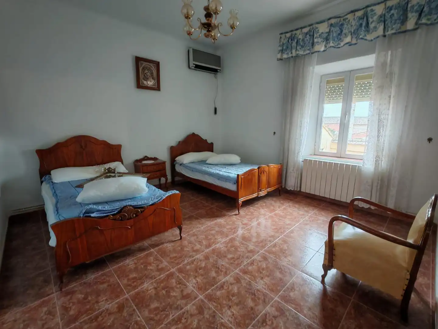 Bedroom of Flat for sale in Alcabón  with Heating, Terrace and Furnished
